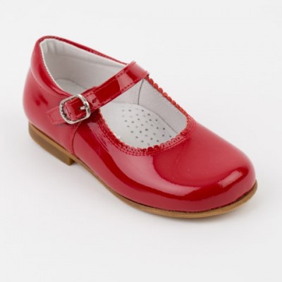 1554 Red Patent Mary Jane